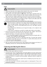 Preview for 24 page of Cleanmaxx 00491 Instruction Manual