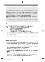 Preview for 16 page of Cleanmaxx 01006 Instruction Manual