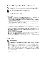 Предварительный просмотр 21 страницы Cleanmaxx 02013 Instruction Manual