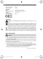 Preview for 42 page of Cleanmaxx 02304 Operating Instructions Manual