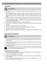 Preview for 18 page of Cleanmaxx 02485 Instruction Manual