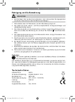 Предварительный просмотр 9 страницы Cleanmaxx 02979 Operating Instructions Manual