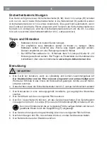 Предварительный просмотр 8 страницы Cleanmaxx 03406 Operating Instructions Manual