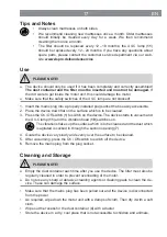 Предварительный просмотр 17 страницы Cleanmaxx 03406 Operating Instructions Manual