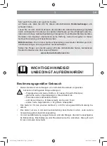 Предварительный просмотр 3 страницы Cleanmaxx 03533 Instruction Manual