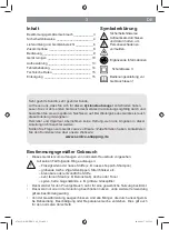 Preview for 3 page of Cleanmaxx 07023 Instruction Manual