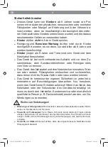 Preview for 4 page of Cleanmaxx 07023 Instruction Manual