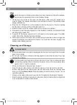 Preview for 20 page of Cleanmaxx 07476 Operating Instructions Manual