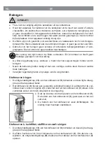 Предварительный просмотр 48 страницы Cleanmaxx 07675 Instruction Manual