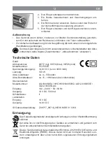 Предварительный просмотр 13 страницы Cleanmaxx 08717 Operating Instructions Manual