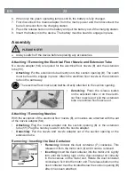 Предварительный просмотр 22 страницы Cleanmaxx 08717 Operating Instructions Manual