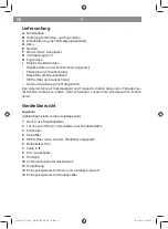 Preview for 2 page of Cleanmaxx 09196 Operating Instructions Manual