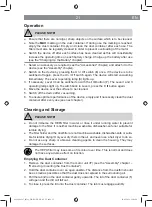 Preview for 21 page of Cleanmaxx 09196 Operating Instructions Manual