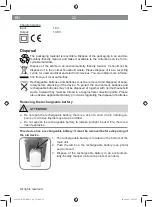 Предварительный просмотр 22 страницы Cleanmaxx 09623 Instruction Manual