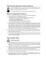 Предварительный просмотр 3 страницы Cleanmaxx AC-1107-3 Instruction Manual