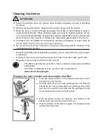 Предварительный просмотр 24 страницы Cleanmaxx AC-1107-3 Instruction Manual