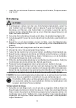 Preview for 10 page of Cleanmaxx AS8128 Instruction Manual