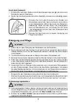 Preview for 15 page of Cleanmaxx AS8128 Instruction Manual