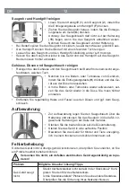 Предварительный просмотр 12 страницы Cleanmaxx FJ142L Instruction Manual