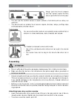 Предварительный просмотр 19 страницы Cleanmaxx FJ142L Instruction Manual