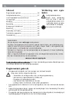 Предварительный просмотр 36 страницы Cleanmaxx FJ142L Instruction Manual