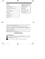 Preview for 3 page of Cleanmaxx HN-6156-2200 Instruction Manual