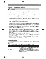 Предварительный просмотр 25 страницы Cleanmaxx HS101U Instruction Manual