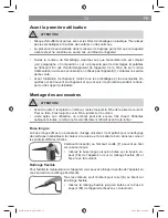 Предварительный просмотр 33 страницы Cleanmaxx HS101U Instruction Manual