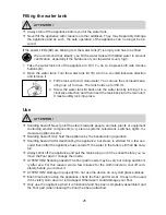 Preview for 25 page of Cleanmaxx JJ-SC-005B Z 08337 Instruction Manual