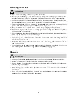 Preview for 28 page of Cleanmaxx JJ-SC-005B Z 08337 Instruction Manual