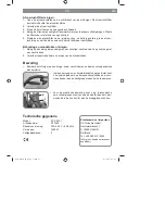 Preview for 45 page of Cleanmaxx PC-C001-1 Instruction Manual