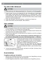 Предварительный просмотр 8 страницы Cleanmaxx PC-P003WH Instruction Manual