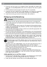 Предварительный просмотр 10 страницы Cleanmaxx PC-P003WH Instruction Manual