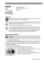 Предварительный просмотр 23 страницы Cleanmaxx PC-P003WH Instruction Manual