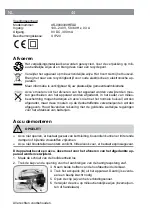 Предварительный просмотр 44 страницы Cleanmaxx PC-P003WH Instruction Manual