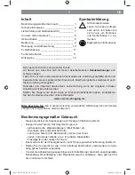 Preview for 3 page of Cleanmaxx PC-P008 Instruction Manual