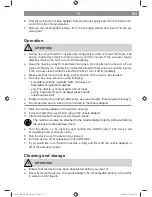 Preview for 19 page of Cleanmaxx PC-P008 Instruction Manual