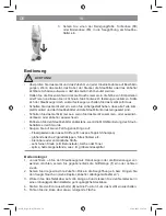 Preview for 10 page of Cleanmaxx VC-S1001B Instruction Manual