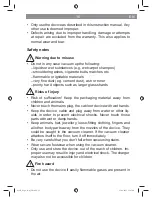 Preview for 15 page of Cleanmaxx VC-S1001B Instruction Manual