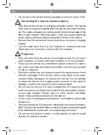 Preview for 16 page of Cleanmaxx VC-S1001B Instruction Manual