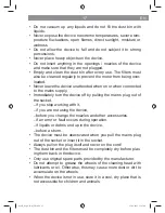 Preview for 17 page of Cleanmaxx VC-S1001B Instruction Manual