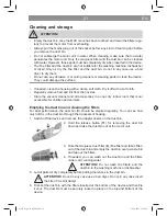 Preview for 21 page of Cleanmaxx VC-S1001B Instruction Manual