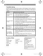 Preview for 22 page of Cleanmaxx VC-S1001B Instruction Manual