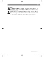 Preview for 23 page of Cleanmaxx VC-S1001B Instruction Manual