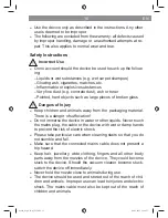 Preview for 15 page of Cleanmaxx XL-602-40 Instruction Manual