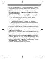 Preview for 17 page of Cleanmaxx XL-602-40 Instruction Manual