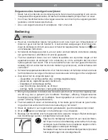 Предварительный просмотр 41 страницы Cleanmaxx Z 09897 Instruction Manual