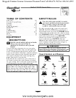 Preview for 2 page of CleanShot 2050PSI Owner'S Manual