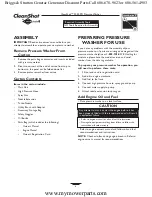 Preview for 6 page of CleanShot 2050PSI Owner'S Manual