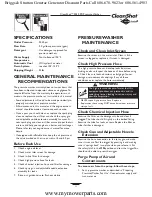 Preview for 11 page of CleanShot 2050PSI Owner'S Manual